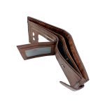 Férfi pénztárca átlátszó kártyatartókkal.