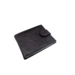 Férfi fekete műbőr pénztárca.