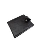 Férfi fekete műbőr pénztárca.