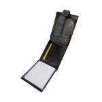 Férfi fekete műbőr pénztárca.