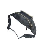 Férfi nagyméretű övtáska elején zsebbel.