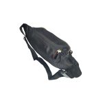 Férfi nagyméretű övtáska elején zsebbel.