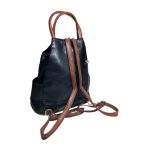 Fekete női divat hátizsák.