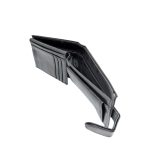 Férfi műbőr pénztárca és kártyatartó díszdobozban.