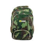 Férfi terepmintás hátizsák sok cipzáras rekesszel..