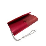 Piros női alkalmi táska.