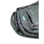 Háromfakkos fekete férfi hátizsák.