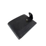 Fekete színű pénz és kártyatartó.