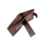 Barna pénztárca és kártyatartó, férfi.