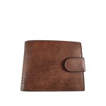 Barna pénztárca és kártyatartó, férfi.