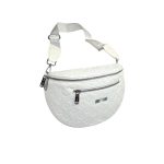 Fehér női műbőr átvetős táska.