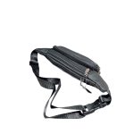 Férfi fekete műbőr övtáska.