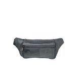 Férfi fekete műbőr övtáska.