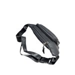 Férfi fekete műbőr övtáska.