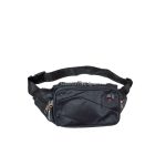 Férfi fekete övtáska.