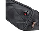 Férfi fekete övtáska.