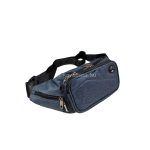 Kék nagyméretű férfi övtáska.