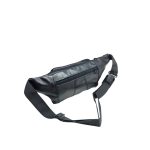 Nagyméretű műbőr férfi övtáska, sok zsebbel.