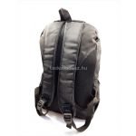 Férfi fekete olcsó hátitáska sok zsebbel.