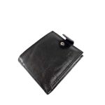 Férfi fekete műbőr pénztárca.