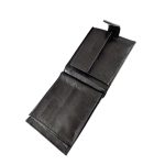 Férfi fekete műbőr pénztárca.