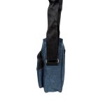 Kék kicsi férfi sokzsebes átvetős táska.