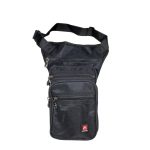 Férfi combtáska sok zsebbel az elején.