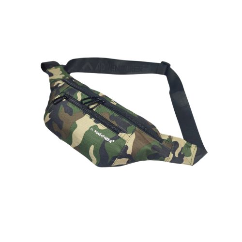 Terepmintás lapos övtáska.