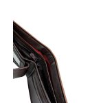 Férfi műbőr kártyatartó papírpénztartóval.