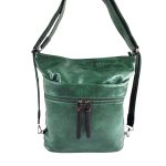 Többfunkciós női zöld táska.