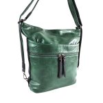 Többfunkciós női zöld táska.