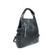 Fekete női többfunkciós táska lecsatolható pántokkal.